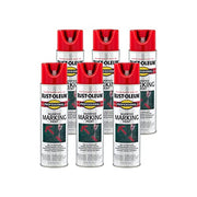 Rust-Oleum 15 Ounce (Pack of 6) / Safety Red / Industrial Spray Paint