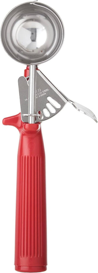 Size 24 Red Stainless Steel Ice Cream Disher by Winco – 1.33333333333 fluid_ounces, Stainless Steel, Model ICOP-24