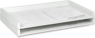 Safco Products 4897 Giant Stack Tray for 24" x 36" Documents, (Qty. 2), White