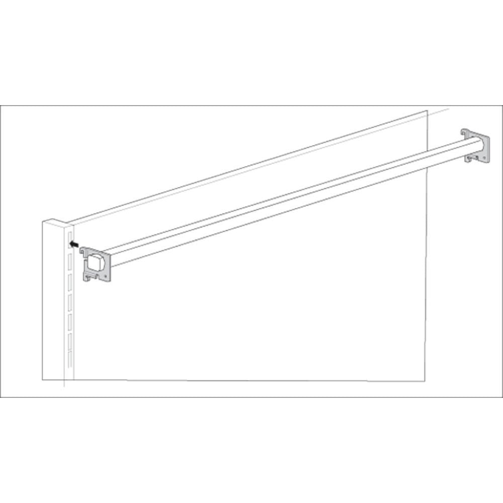 Trion WonderBar Black Metal Display Fixture - 48"L by TRION INDUSTRIES INCORPORATED – 48 inches, Metal, Black, Model WONDERBAR48BK