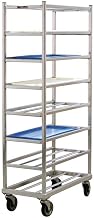 New Age Aluminum 8 Shelf End and Side Load Universal Rack - 34 1/2"L x 16"W x 66 3/8"H
