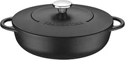 Tramontina 20905/028 Shallow Casserole Dish 28 cm Enamel Cast Iron, 4.1 litres (Cast iron)