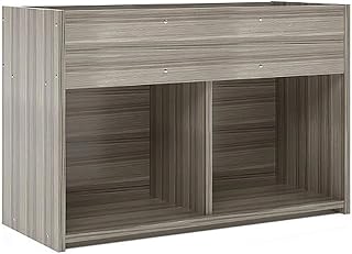 Tot Mate 36" Contemporary Composite Wood Book/Toy Storage in Gray