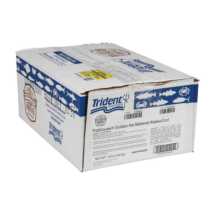 Golden Ale Battered Cod Fillet by Trident Seafoods – Commercial Grade