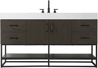 Caroline Bathroom Vanity Mocha Brown