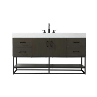 Caroline Bathroom Vanity Mocha Brown by Lighting Design – Wood, Mocha Brown