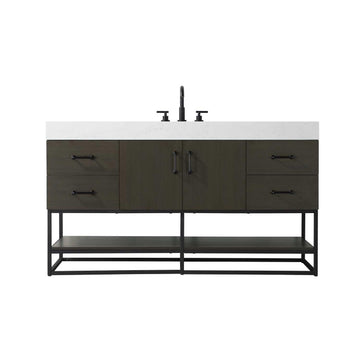 Caroline Bathroom Vanity Mocha Brown by Lighting Design – Wood, Mocha Brown