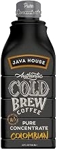 Java House Colombian Authentic Black Cold Brew Coffee, 32 Ounce -- 6 per case.