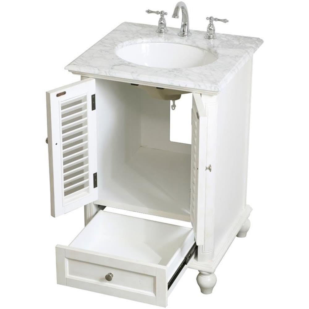Elegant Decor 24" - Single / White / Contemporary Funnels