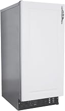 HOSHIZAKI AM50BAE-AD 31.5" Undercounter/Self-Contained Ice Maker with Full Size Crescent Cubes 22 lb. Storage Capacity 115V Air Condenser and 54 gal/100 lbs Water Usage for Ice Stainless