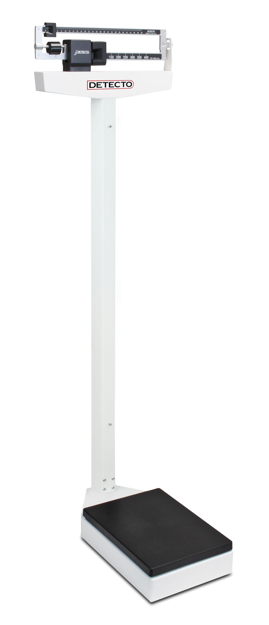 Detecto 58"L x 14.5"W x 59"H / White / Without Height Rod Physician Scales