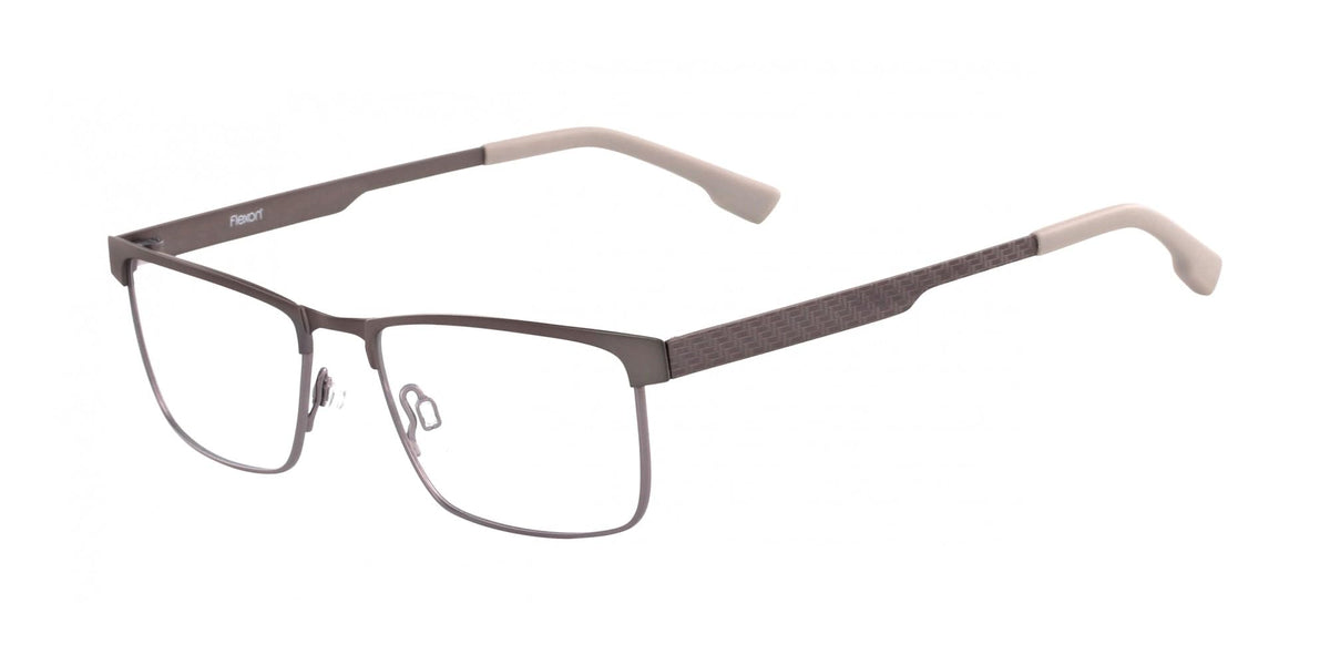 E1035 N 033 GUNMETAL 54/17/140 MALE Eyewear Frame by Flexon – 54/17/140, Plastic, Gunmetal, Model FLEXON E1035 N