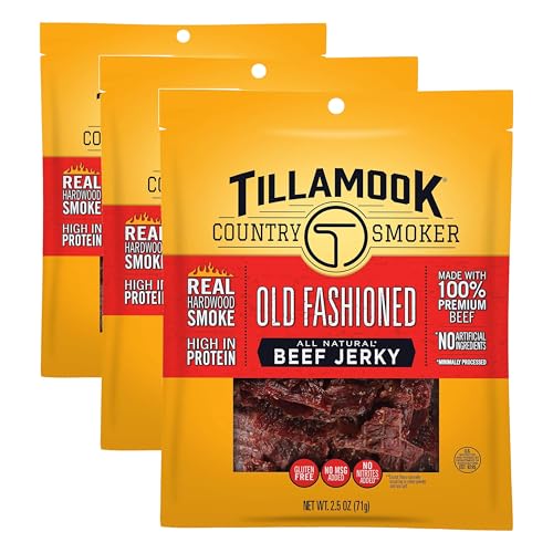 TILLAMOOK COUNTRY SMOKER Old Fashioned / 2.5 Ounce (Pack of 3) / 1 Jerky