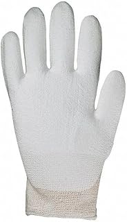 SHOWA 540 Palm Fit Cut Resistant 540 White HPPE Polyurethane Palm Coated Gloves, Large