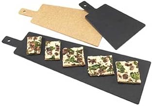 Cal Mil Natural Tall Serving Board with Handle, 15.625 x 8 x .25 inch - 3 per case.