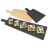 Cal Mil Natural Tall Serving Board with Handle by CAL-MIL – Large, Pack of 3, Model 1535-16-14