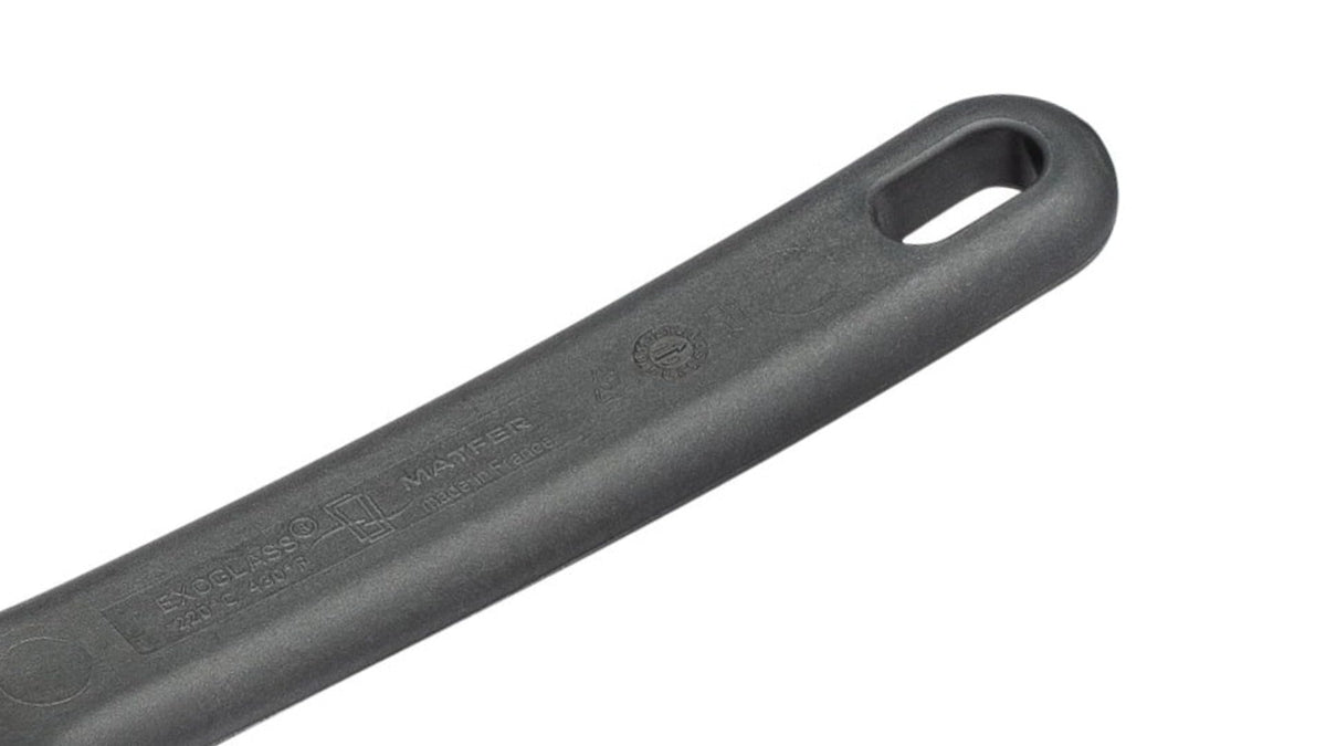 Bourgeat Exoglass® High Temperature Pelton Spatula by Matfer – 12", Exoglass®, Blue, Model 112421
