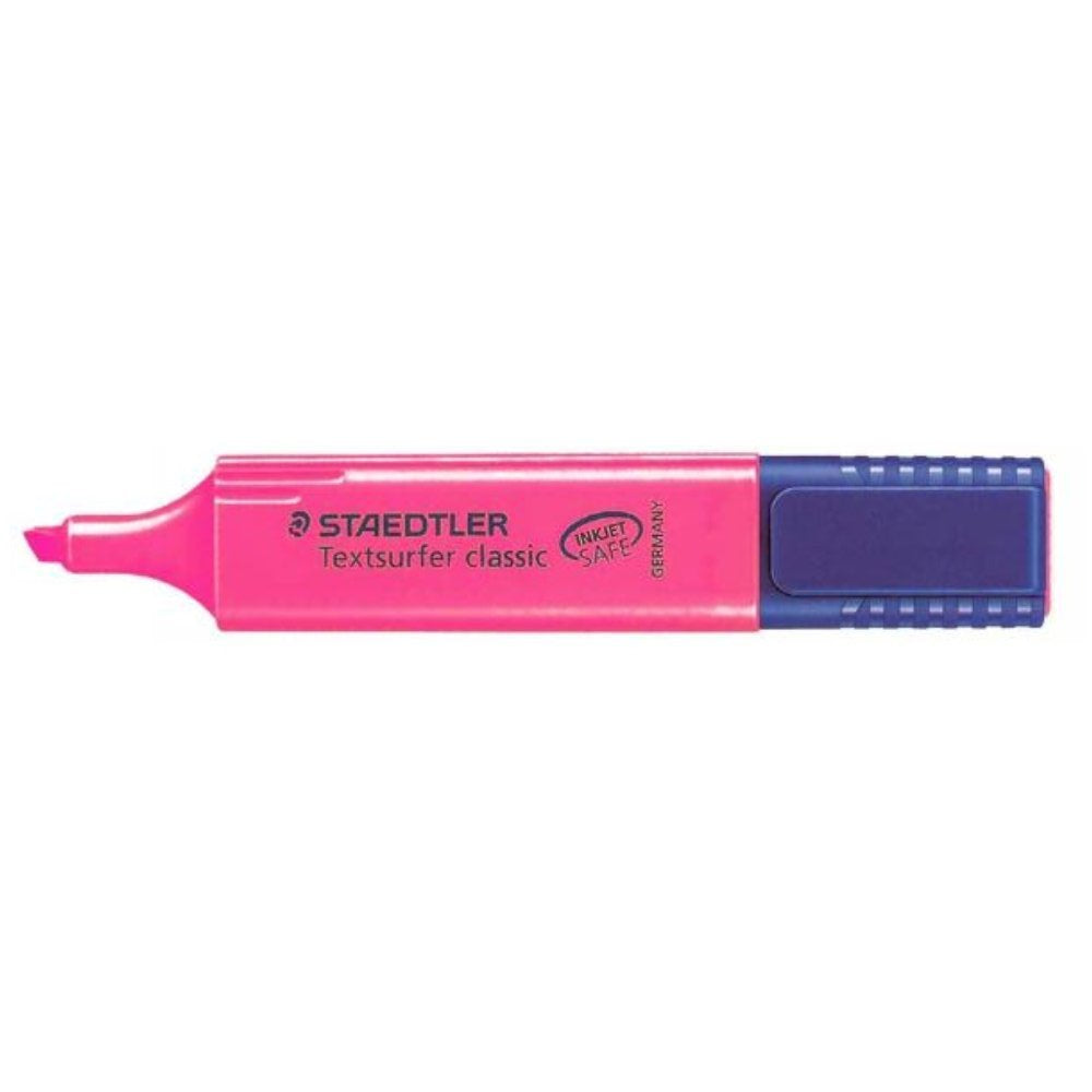 Textsurfer Classic Highlighter - Pink by STAEDTLER – 1 Count (Pack of 1), Plastic, pink, Model 364-23
