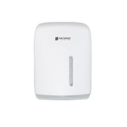 Timeless Centerpull Roll Towel Dispenser by San Jamar – Plastic, White, Model T600WH