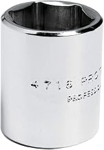Stanley Proto J4716 1/4" Drive Socket, 1/2", 6 Point