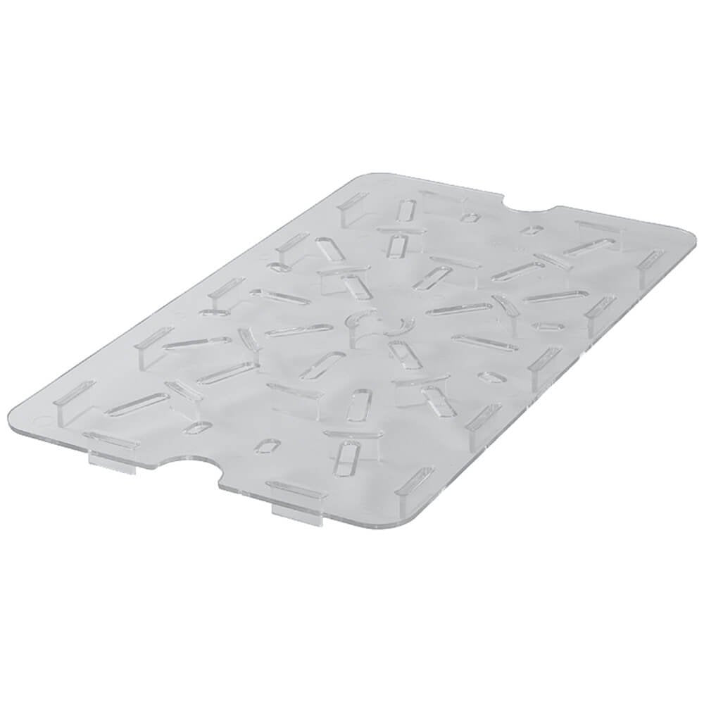 12-3/4" x 20-7/8" Translucent Drain Shelf by Cambro – Plastic, Translucent, Pack of 6, Model 10PPD190