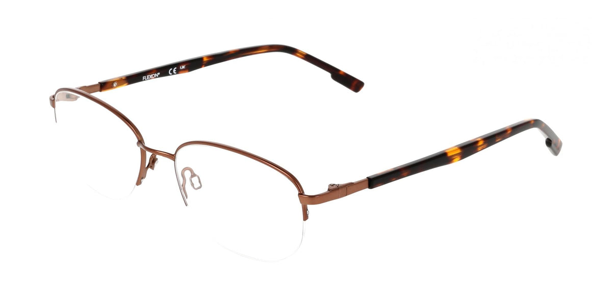 Eyeglasses H 6088 218 Matte Coffee by Flexon – 53/18/145, Plastic, Matte Coffee, Model FLEXON H6088