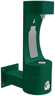 Wall Mount Bottle Filler by Elkay – Alloy Steel, Evergreen, Model LK4405BFEVG