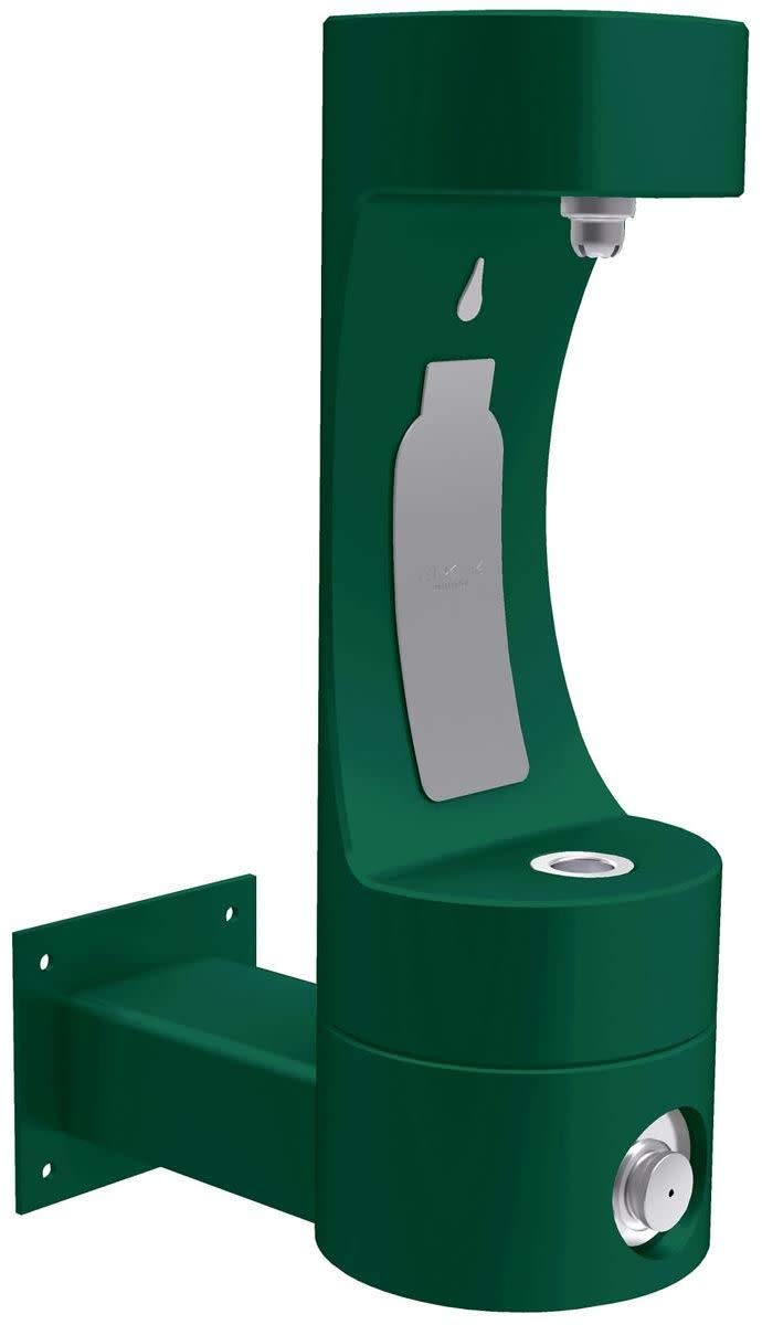 Wall Mount Bottle Filler by Elkay – Alloy Steel, Evergreen, Model LK4405BFEVG