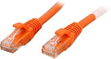 Legrand - C2G Cat6 Ethernet Cable, Snagless Unshielded Cat6 Patch Cable, 1 Foot Snagless UTP Ethernet Cable, Orange Ethernet Network Patch Cable, 1 Count, C2G 27165