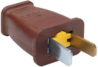 Legrand Pass & Seymour SA540CC10 Residential Polarized Plug Straight Blade 15-Amp 125-volt Two Pole Two Wire, Brown (1 Count)