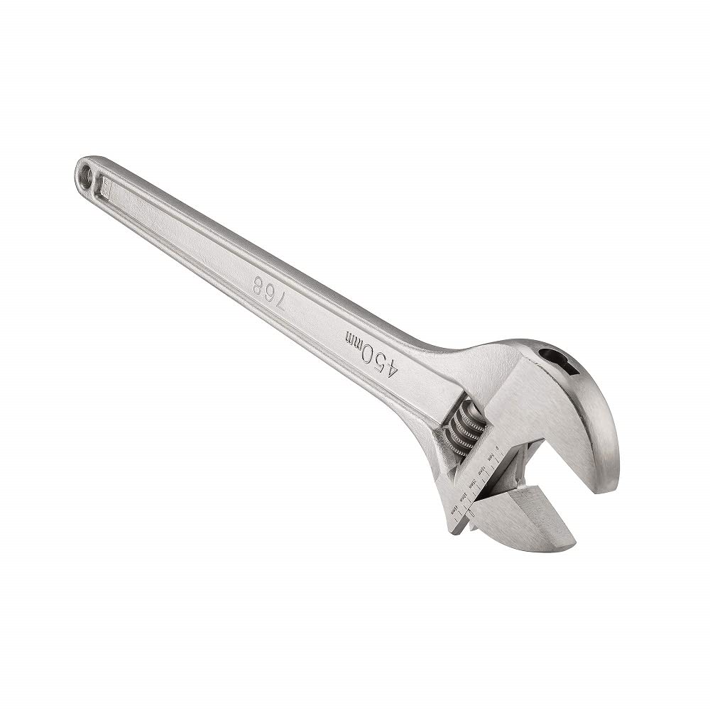 768 Adjustable Wrench by RIDGID – Small, Alloy Steel, Silver, Model 86927