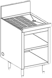 Perlick SC48-18 48"W Underbar Storage Cabinet With Drainboard Top