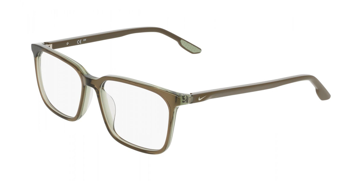 Eyeglasses 7184 321 Khaki Laminate by Nike – 53/15/145, Acetate, Khaki Laminate, Model NIKE 7184