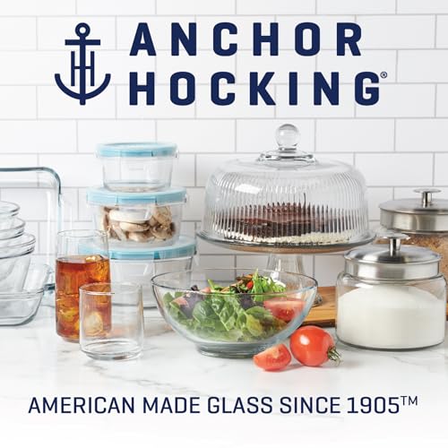 Anchor Hocking Navy / Large / 1.4 liters Container Sets