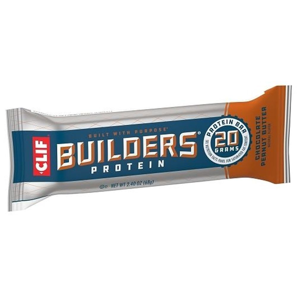 Builders Chocolate Peanut Butter Snack Bar by Clif Bar – Pack of 36