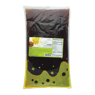 Crystal Boba (Brown Sugar) by Bossen – 70.4 ounces, Model BOSSEN-CrystalBoba-4.4lb-BSUG-8P17-X