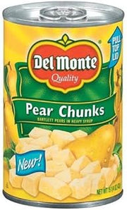 Del Monte Pear Chunks, 15.25-Ounce (Pack of 12)