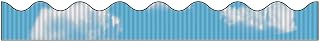 Bordette Decorative Border, Clouds