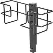 HUBERT Disposable Glove Box Holder for Modular PPE and Sanitizer Floorstand Black Wire - 10 3/10" L x 2 7/10" H