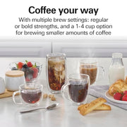 Hamilton Beach Hot & Iced Coffee Maker / 12 Cup / Black with Chrome Accents Coffee Machines