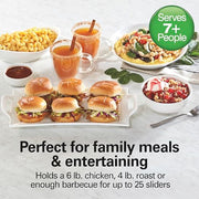 Hamilton Beach Black - Space Saving Folding Handles / 6 Quarts / 6.0 quarts Slow Cookers