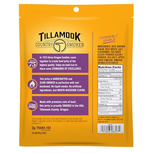 TILLAMOOK COUNTRY SMOKER Spicy & Sweet / 2.5 Ounce (Pack of 2) / 1 Jerky
