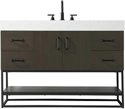 Elegant Kitchen and Bath 48" Single Bathroom Vanity in Mocha Brown