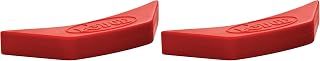 Silicone Assist Handle Holder - Dishwasher Safe Hot Holder Designed for Traditional Lodge Cast Iron Dual Handle Products - Reusable Heat Protection Up to 450° - Red (Pack of 2) –