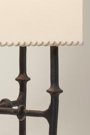 Cy 3-Light Floor Lamp | Essential & Vogue Style | Black Iron Finish | Made of Iron & Textile | 56.25" Overall Height | -BI by Hudson Valley Lighting – Iron, Model AHL6403