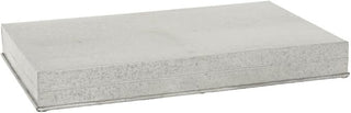 HUBERT Galvanized Metal Display Riser - 23 3/4" L x 14 3/4" W x 2 1/2" H