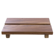 Wood Pallet Display Riser Rectangular - 15" L x 12" W x 2 1/2" H by HUBERT – Wood, Natural, Model 45059