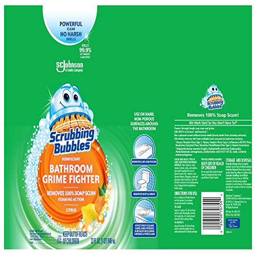 Scrubbing Bubbles 32 Fl Oz (Pack of 1) / Citrus / 1 Multipurpose Bathroom Cleaners