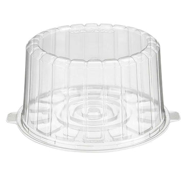 Inline Plastics Essentials Cake Container & Lid Combo by Glownary – 123.0 ounces, Plastic, clear, Pack of 100, Model 1007CL