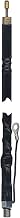 Wilson Antennas 4FT Silver Load Fiberglass Whip 305-486 Top Loaded CB Antenna with Tunable Tip, AM|FM Ready, Black